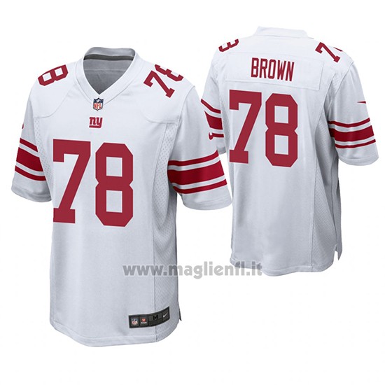 Maglia NFL Game New York Giants Jamon Brown Bianco